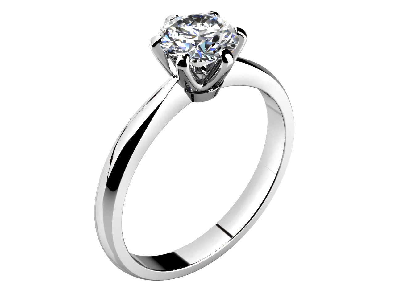 zásnubní prsten s diamantem